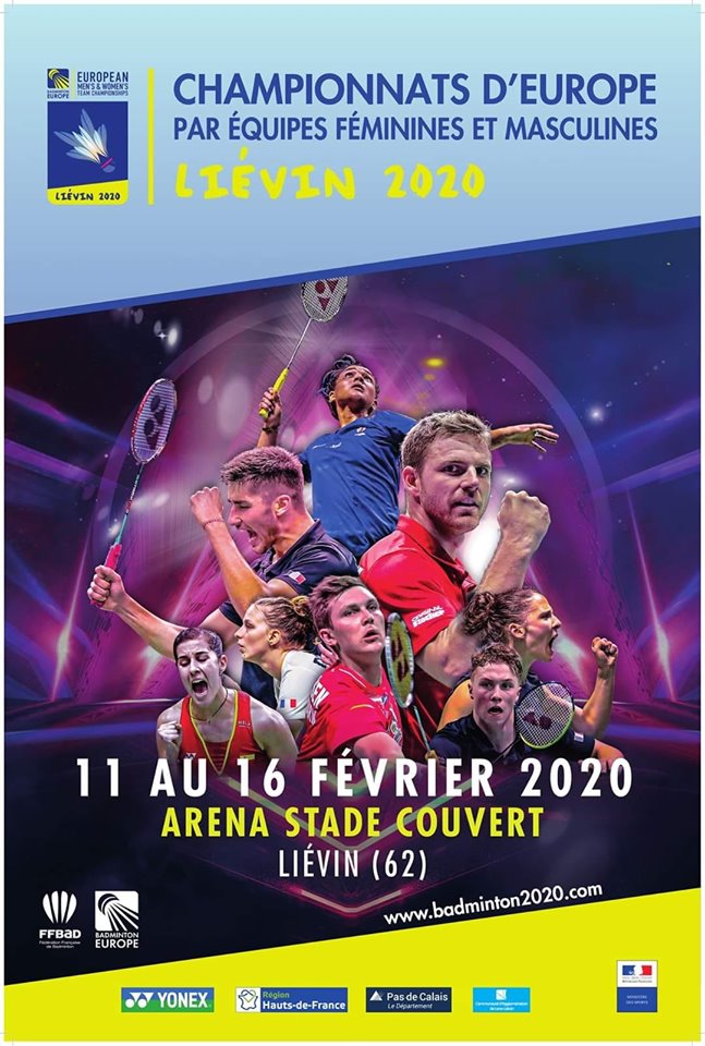 du 11 au 16 février 2020 – Championnats d'Europe par équipes à LIEVIN