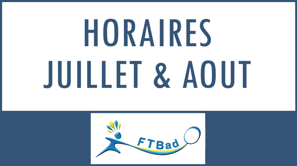 Horaires d’été