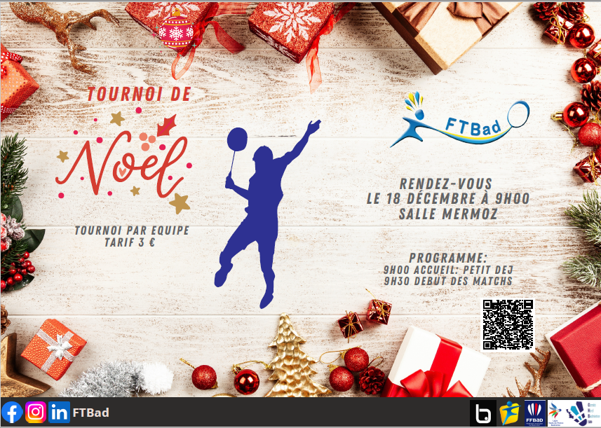 Tournoi de Noël – Dimanche 18 décembre 2022