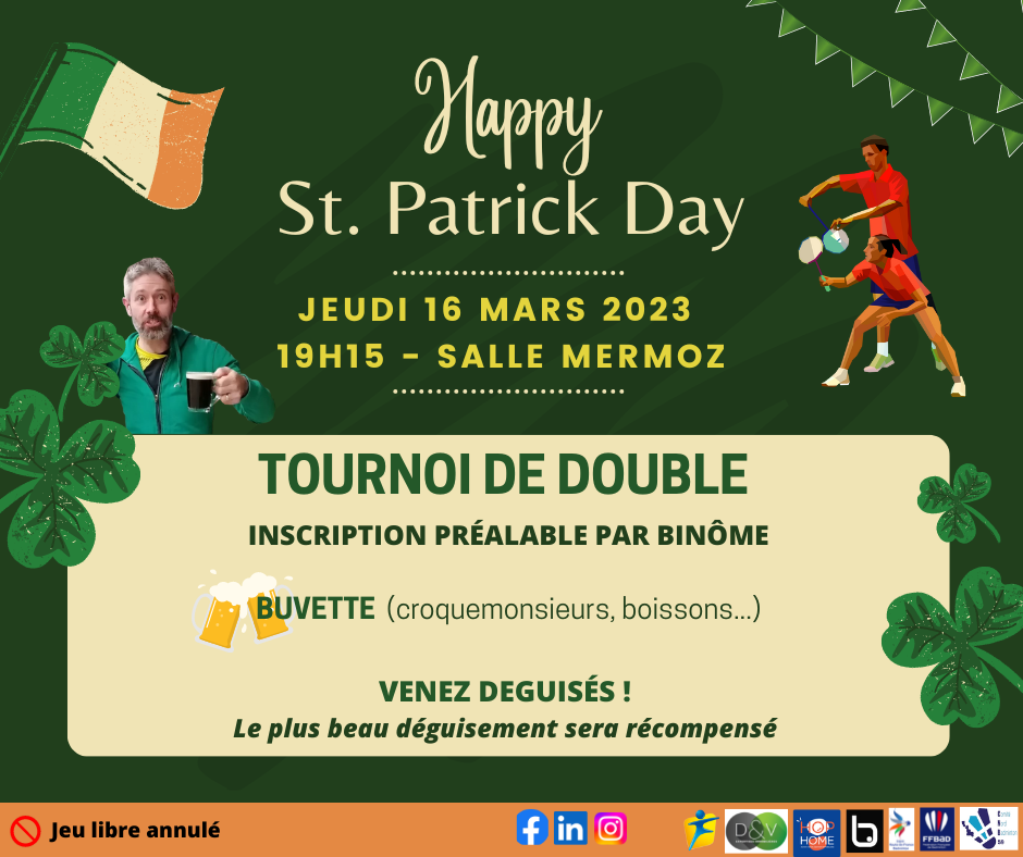 Planning du 16 au 19 mars