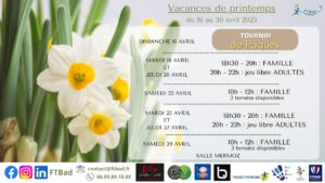 Vacances de Pâques